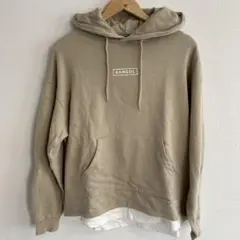 KANGOL ベージュ フード付きパーカー