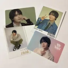 なにわ男子 大西流星 初回特典トレカ クリアカード 4枚セットおおにしりゅうせい