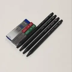 KOKUYO 鉛筆シャープ シャープペンシル 4本 シャー芯 セット