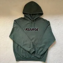 XLARGE プルオーバーパーカー グリーン