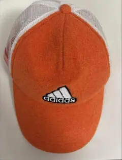 adidas オレンジ キャップ メッシュ