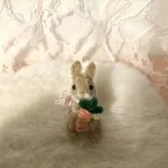 ＮＯ46 モールアート　ミニチュア　小さなウサギ　モールベア
