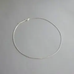 新品 TEN. SILVER925 フラットケーブルチェーンネックレス 38cmのサムネイル