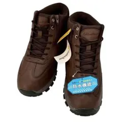 未使用 Golden Bear ゴールデンベア 防水ハイカットスニーカー 茶のサムネイル