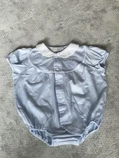 CELINE BABY 襟付きロンパース ライトブルー70