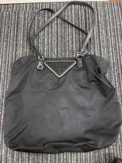 PRADA 黒 ナイロン ショルダーバッグ