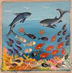 ○アフリカの絵画、ティンガティンガ、鳥、クラシック、Mawazo、40