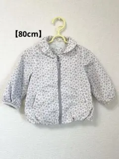 SIMPLE FREE 花柄 フード付き ジャケット 収納袋付　　　春 80cm