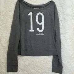 Hollister ホリスター スウェット トレーナー　グレー レディース　S