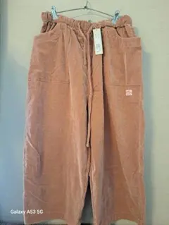 ピンク ワイドパンツ