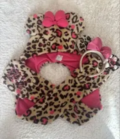 ♩*様 ヒョウ柄ファンキャップ& カチューシャ☆