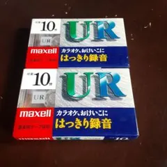 maxell UR 10分カセットテープ 2本セット