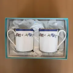 Tiffany＆Co. 花柄マグカップ2個セット