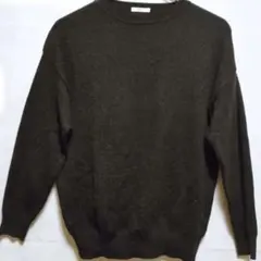 CINEMA CLUB【M】ニットセーター ブラック シンプル