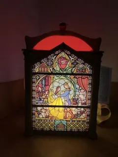 ⭐︎新品⭐︎美女と野獣 ステンドグラスランプ風ポップコーンバケット