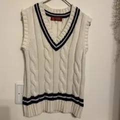 ザダファーオブセントジョージ　カレッジニットベスト