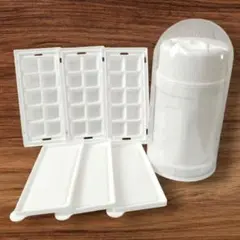 ✨匿名配送✨丸型 回転 製氷皿 角氷 製氷器 家庭用 氷 製氷皿3個セット
