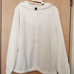 新品　SHEIN ホワイト フード付きパーカー XL