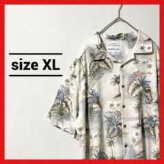 90s 古着 ノーブランド 半袖シャツ アロハシャツ アメリカ XL