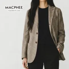 マカフィー MACPHEE ヘリンボーン テーラードジャケット 日本製
