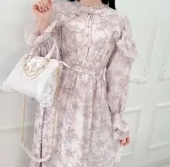 ROJITA 花柄ロングワンピース