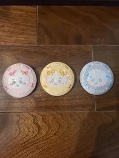 ちいかわ 刺繍缶バッジ2　 3個セット