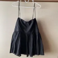 niko and ギャザーキャミソール　黒のサムネイル