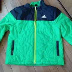 adidas 蛍光グリーン　アウター