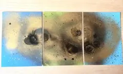 それでも生きている【原画】スプレーアート 絵画 抽象画 宇宙 インテリア
