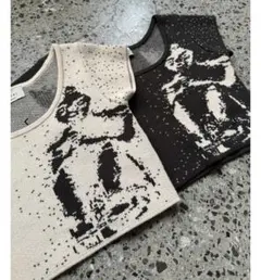 JUEMI Dogu Knit Mini T クリームのサムネイル