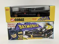 コーギー 1/50 バットモービル バットマン ＆ロビン 1966 復刻版セット