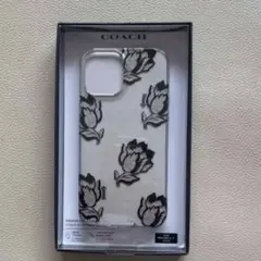 COACH コーチ iPhone12proMax スマホケース クリア 新品