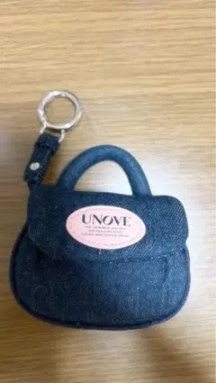 UNOVE デニム ミニバッグ チャーム キーホルダーのサムネイル