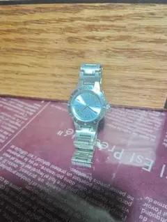 【電池切れ】CASIO カシオ LTP-1177 クォーツ腕時計 ブルー文字盤