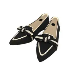 未使用 VIVAIA Michelle ポインテッドトゥ リボン付き 38.5