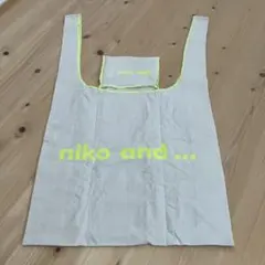 niko and ... エコバッグ クリーム色