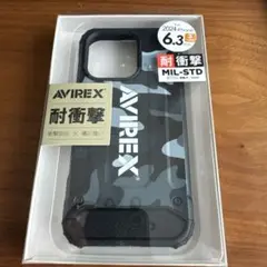 AVIREX iPhone16pro用　6.3インチ　迷彩柄　耐衝撃