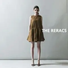 THE RERACS ノースリーブワンピース ブラウンのサムネイル