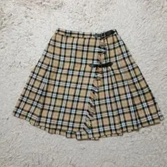 POSH POPPET チェック柄プリーツスカート