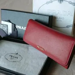 PRADA プラダ 長財布サフィアーノダブル