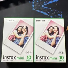 FUJIFILM instax mini チェキフィルム 2パック