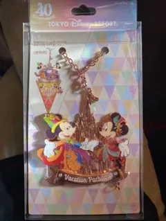 東京ディズニーリゾート40周年バッグチャーム　ミニーマウス
