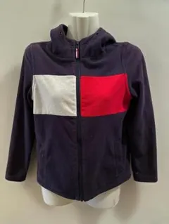 トミーヒルフィガー　フリースジャケット フード付き　140cm