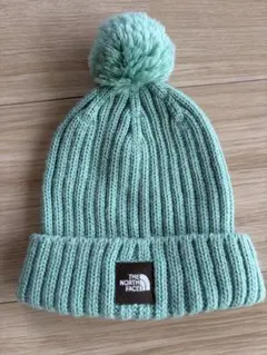THE NORTH FACE ベビー ニット帽 ポンポン付き