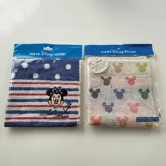 【未使用】ディズニーリゾート ウォッシュタオル セット ミッキー ミニー グッズのサムネイル