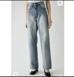 moussy♡hw damage loose straight 23デニム