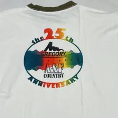 【希少】GREGORY A&Fカントリー Tシャツ リンガー バックプリント 白のサムネイル