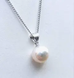【越物】高品質アコヤ真珠　ルース細工用1ピース方穴
