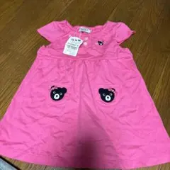 DOUBLE.B ミキハウス ワンピース 90cm ピンクのサムネイル