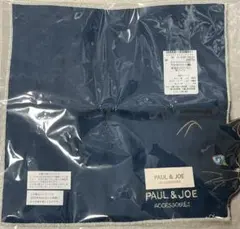 ハンカチ PAUL & JOE　ポール&ジョー/キャットフェイス　ネイビー　1枚